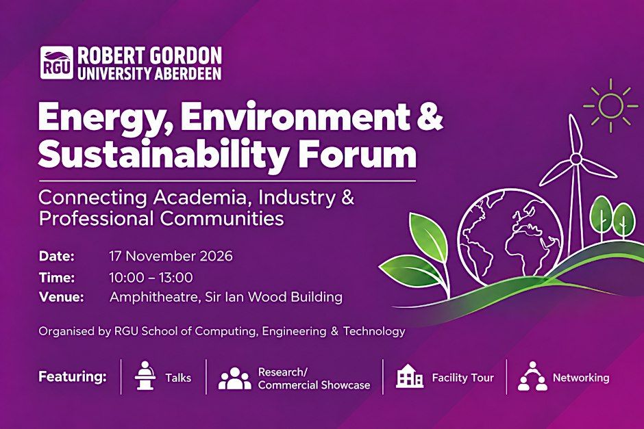 Energy, Environment, & Sustainability Forum
