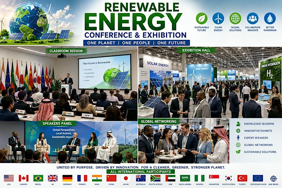 GLOBAL-CANADA,ASIA,AFRICA & EUROPE RENEWABLE ENERGY CONFERENCE & EXHIBITION