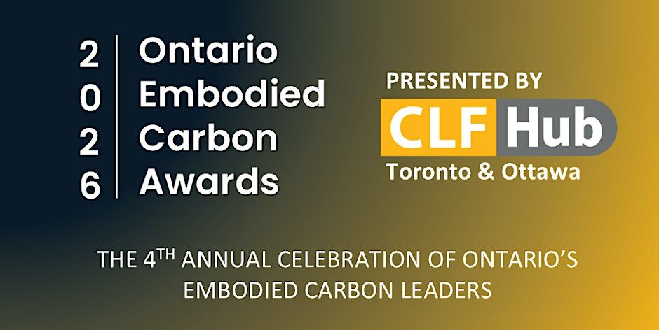 Ontario Embodied Carbon Awards 2026